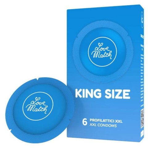 Prezerwatywy Love Match King Size XXL – 6 sztuk