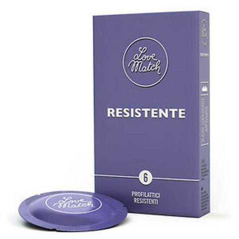Prezerwatywy Love Match Resistant – Opakowanie 6 sztuk