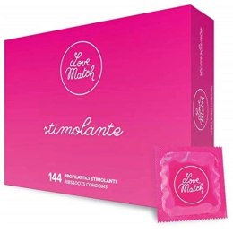 Prezerwatywy Love Match Stymulujące – Opakowanie 144 sztuki