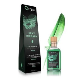 Zestaw do masażu ust z olejkiem jabłkowym - 100 ml