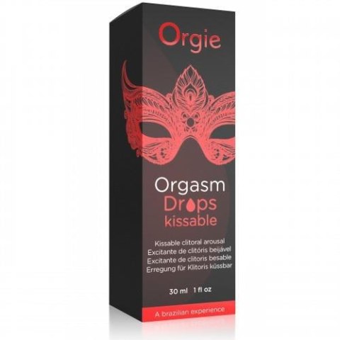 Krople stymulujące Orgasm Drops Kissable - 30 ml