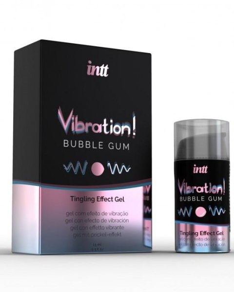 Wibrujący Żel o Smaku Gumy Balonowej 15 ml