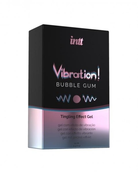 Wibrujący Żel o Smaku Gumy Balonowej 15 ml