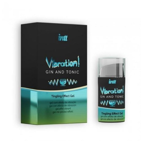 Żel intymny VIBRATION Gin & Tonic 15 ml z efektem stymulującym