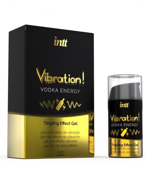 VIBRATION VODKA - Wibrujący Żel Intymny 15 ml