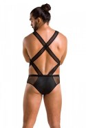 Eleganckie body męskie Victor w kolorze czarnym, rozmiar XXL/XXXL - Passion