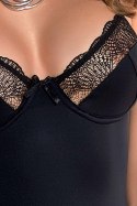 Casmir Alina – Elegancki Gorset, Czarny (XXL/XXXL)