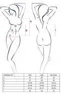 Casmir LARA Body – Zmysłowe body, czarne (L/XL)