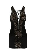 Zmysłowa koszulka Casmir Lara Chemise (czarna, rozmiar S/M)