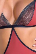 Elegancki Gorset Casmir Sylviane – Bordowy (L/XL)