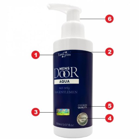 Mens Door Aqua 150ml - Specjalistyczny Żel Analny na Bazie Wody