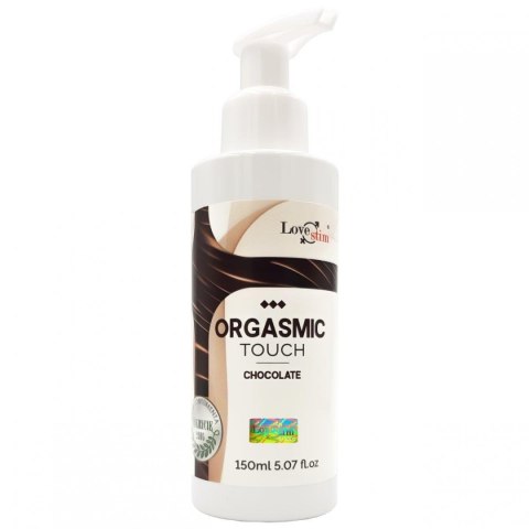 LoveStim Orgasmic Touch Chocolate – Zmysłowy Czekoladowy Żel do Masażu 150 ml
