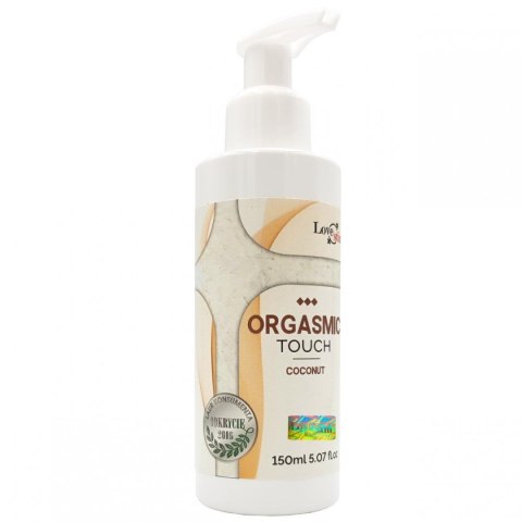 LoveStim Orgasmic Touch Kokosowy - Zmysłowy Żel do Masażu i Lubrykant 150 ml