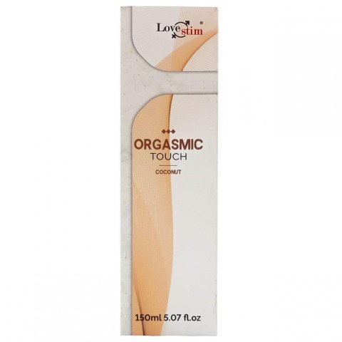 LoveStim Orgasmic Touch Kokosowy - Zmysłowy Żel do Masażu i Lubrykant 150 ml