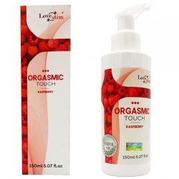 Zmysłowy Żel do Masażu LoveStim Orgasmic Touch Raspberry 150 ml