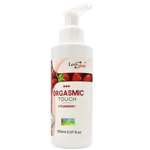 LoveStim Orgasmic Touch – Żel do Masażu i Lubrykant Truskawkowy 150 ml