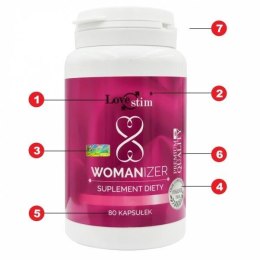 Suplement diety Womanizer – wzmocnienie libido dla kobiet, 80 kapsułek