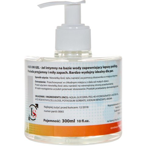 LoveStim H2O UNI GEL 300 ml – Uniwersalny Żel Nawilżający na Bazie Wody