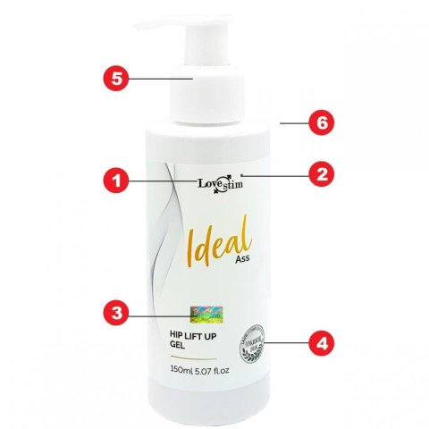 Ideal Ass – Ujędrniający i Powiększający Żel do Pośladków 150 ml