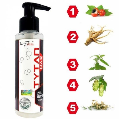 TYTAN MAX 100 ml – Żel Potęgujący Męską Moc