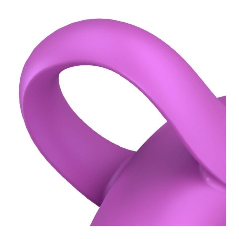 Satisfyer Bold Lover – Wibrator na palec, ciemny róż