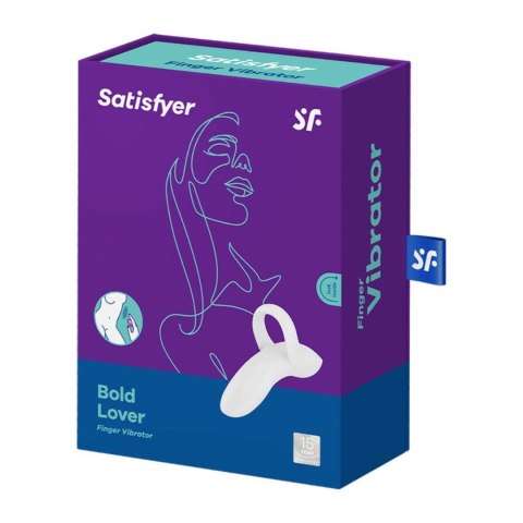 Wibrator na palec Satisfyer Bold Lover biały
