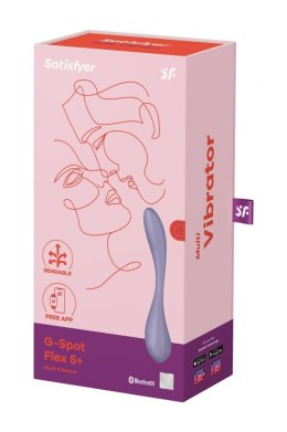 Wibrator G-Spot Flex 5+ Liliowy