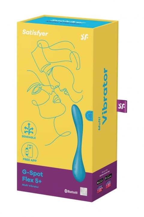 Wibrator G-Spot Flex 5+ Connect w Kolorze Petrol