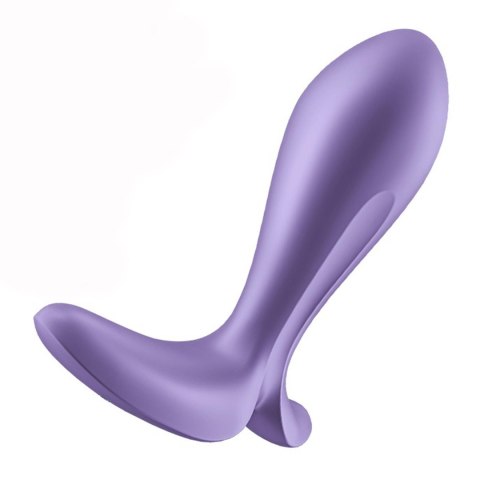 Satisfyer Intensity Plug Fioletowy – Wibracyjny korek analny z aplikacją