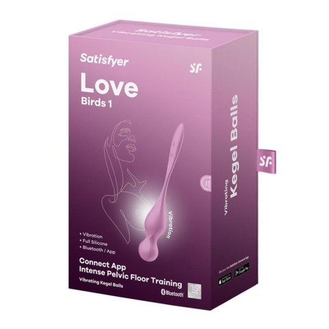 Satisfyer Love Birds 1 Różowy – Wibrujące Kulki Intymne z Aplikacją