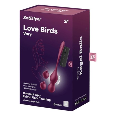 Satisfyer Love Birds Vary: Kulki Gejszy z Aplikacją