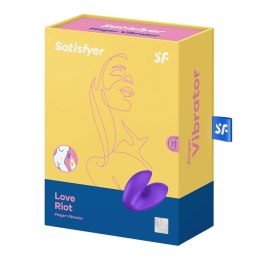 Satisfyer Love Riot Fioletowy Wibrator na Palec