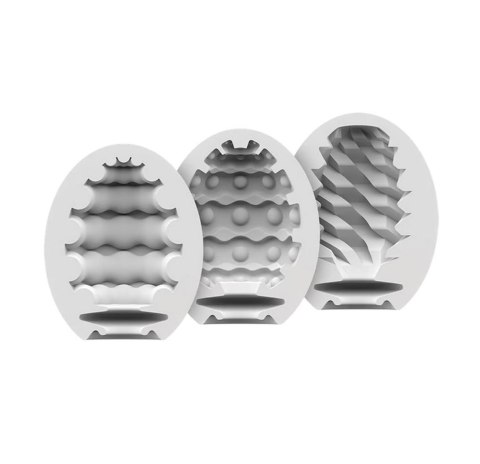 Zestaw Jajek Masturbacyjnych Satisfyer Egg: Riffle, Bubble, Fierce