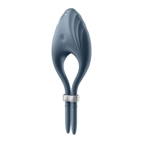 Satisfyer Duelist – Wibrujący Pierścień Erekcyjny (Ciemnoniebieski)