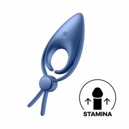 Wibrujący Pierścień na Penisa Satisfyer Sniper (Niebieski)