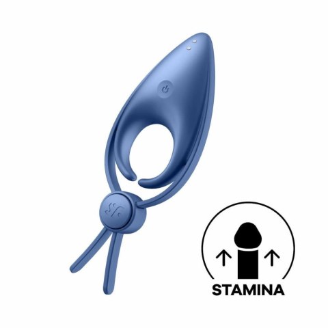 Wibrujący Pierścień na Penisa Satisfyer Sniper (Niebieski)