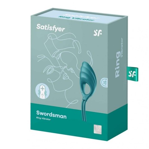 Pierścień Erekcyjny Satisfyer Swordsman – Zielony Kamuflaż