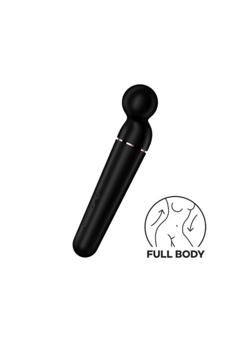Satisfyer Planet Wand-er – Czarny z Różowym Złotem