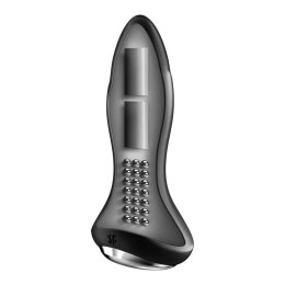 Satisfyer Rotator Plug 1+ Connect App (Czarny) - Obrotowy Korek Analny z Wibracjami i Aplikacją