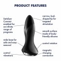 Satisfyer Rotator Plug 1+ Connect App (Czarny) - Obrotowy Korek Analny z Wibracjami i Aplikacją