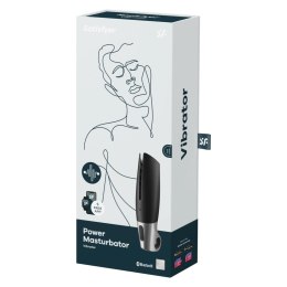 Satisfyer Power Masturbator – Czarno-Srebrny z Aplikacją