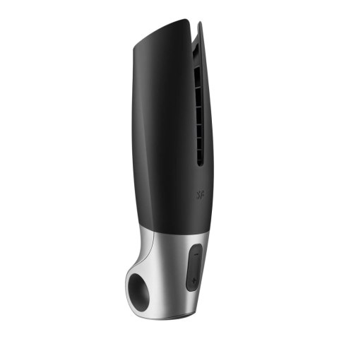 Satisfyer Power Masturbator – Czarno-Srebrny z Aplikacją