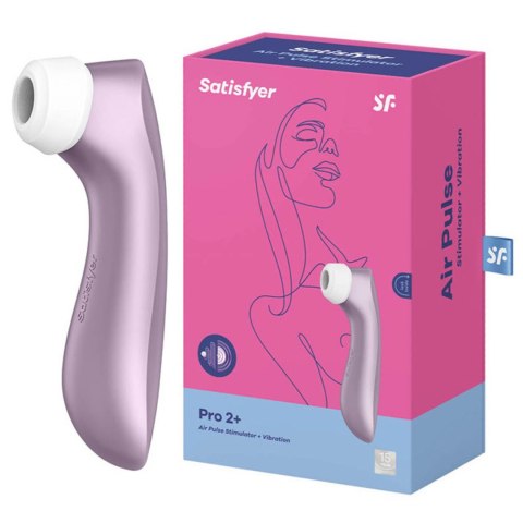 Satisfyer Pro 2+ Fioletowy – Bezdotykowy Masażer Łechtaczki