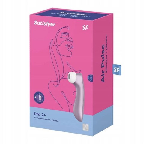 Satisfyer Pro 2+ Fioletowy – Bezdotykowy Masażer Łechtaczki