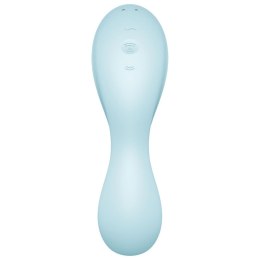 Satisfyer Curvy Trinity 5 Connect App – Luksusowy Stymulator Łechtaczki i Punktu G (Niebieski)