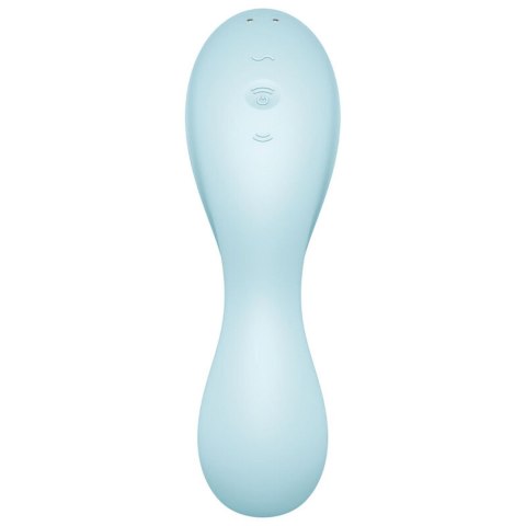 Satisfyer Curvy Trinity 5 Connect App – Luksusowy Stymulator Łechtaczki i Punktu G (Niebieski)