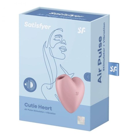 Satisfyer Cutie Heart – Stymulator Łechtaczki w Uroczej Czerwieni
