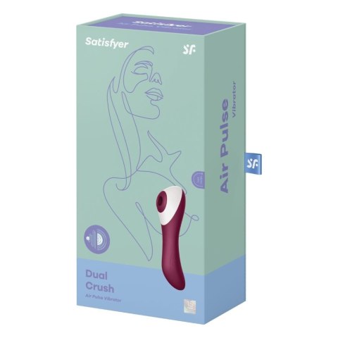 Satisfyer Dual Crush – Masażer z Falą Powietrza i Wibracją