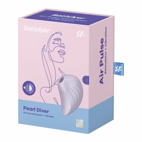 Stymulator Satisfyer Pearl Diver (Fioletowy)