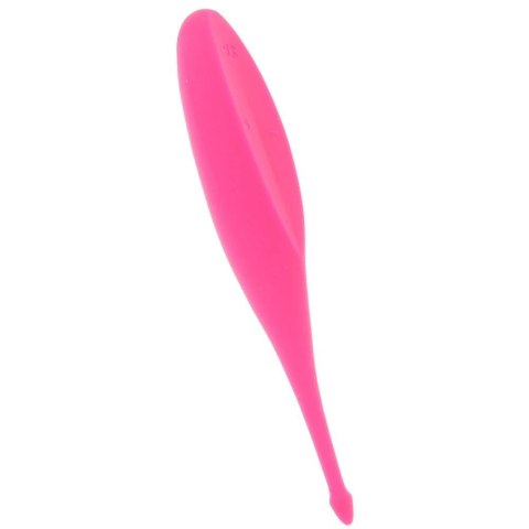 Wibrator Satisfyer Twirling Fun z wirującą końcówką (Magenta)